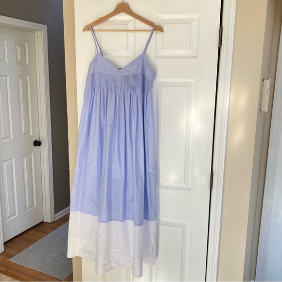 Lee Mathews Emmie Maxi Dress in Sky Blue, Size 2/US 6, EUC - Picture 5 of 15